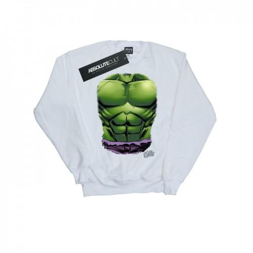 Marvel Girls Hulk Chest Burst-sweatshirt