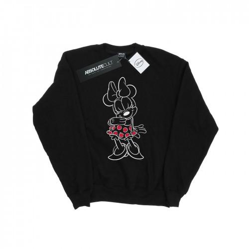 Disney meisjes Minnie Mouse omtrek polka dot sweatshirt