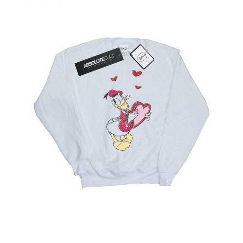 Disney meisjes Donald Duck Love Heart Sweatshirt