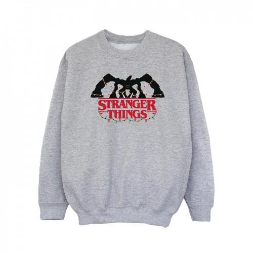 Pertemba FR - Apparel Netflix Girls Stranger Things Demogorgon Kerstverlichting Sweatshirt