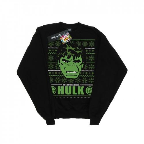 Marvel Incredible Hulk Face Fair Isle-sweatshirt voor heren