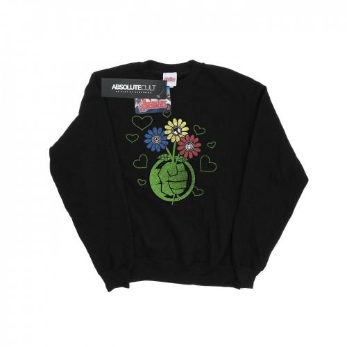 Marvel Heren Hulk Flower Fist-sweatshirt