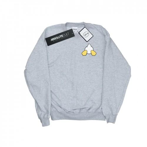 Disney Heren Donald Duck-sweatshirt met borstprint op de achterkant