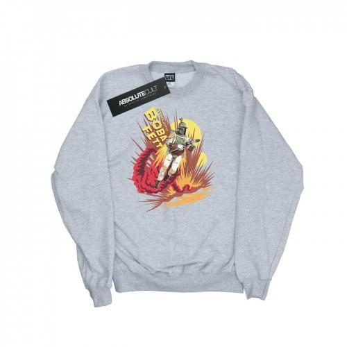 Star Wars Mens Boba Fett Rocket Powered Sweatshirt