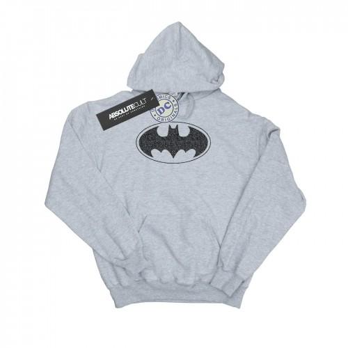 DC Comics Heren Batman One Color Logo-hoodie