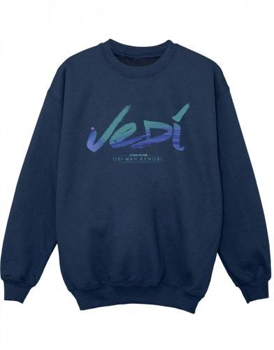 Star Wars jongens Obi-Wan Kenobi Jedi geschilderd lettertype Sweatshirt