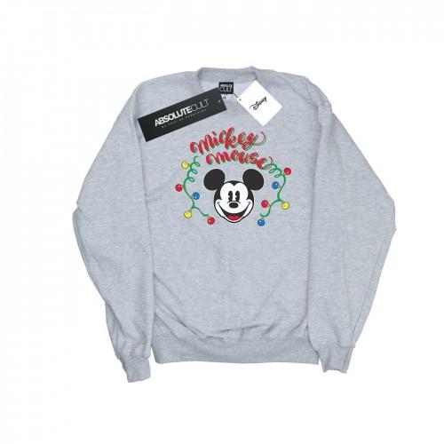 Disney Jongens Mickey Mouse Kerst Gloeilampen Sweatshirt