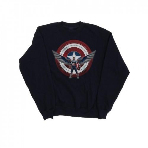 Marvel Boys Falcon en de Winter Soldier Captain America Shield Pose Sweatshirt