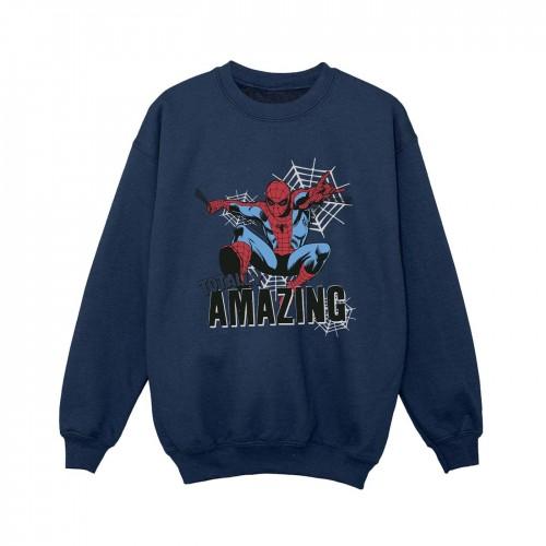 Marvel Boys Spider-Man geweldig sweatshirt