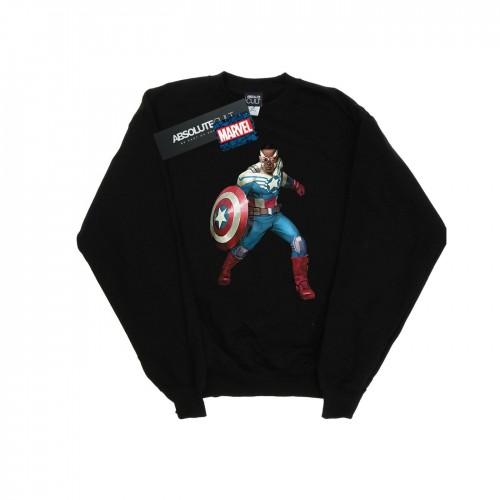 Marvel Boys Falcon Is Captain America-sweatshirt