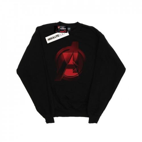 Marvel Boys Black Widow Movie Avengers-logo sweatshirt