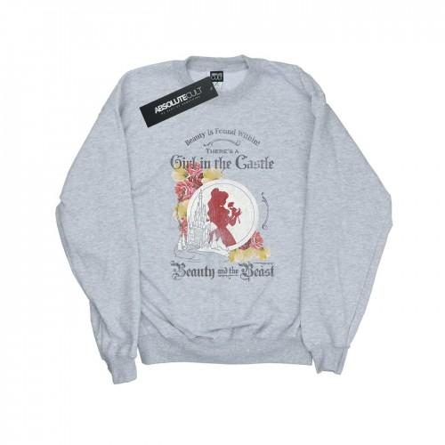 Disney meisjes Belle en het beest meisje in het kasteel sweatshirt