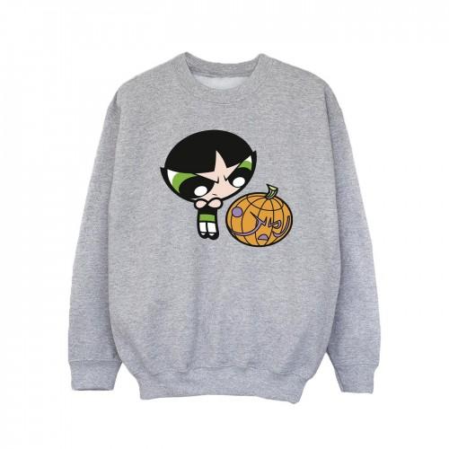 Pertemba FR - Apparel Het Powerpuff Girls Girls Buttercup Pumpkin-sweatshirt