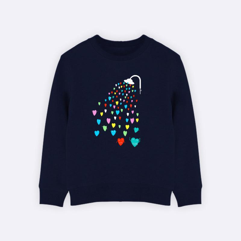 Le Roi du Tshirt LOVE SHOWER Kindersweater