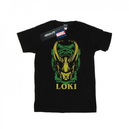 Marvel jongens Loki badge T-shirt