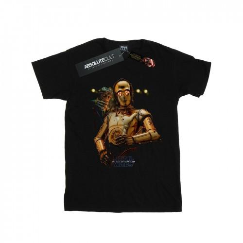 Star Wars Boys The Rise Of Skywalker C-3PO And Babu Frik T-Shirt