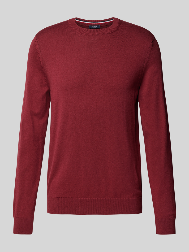 HECHTER PARIS Gebreide pullover met ronde hals