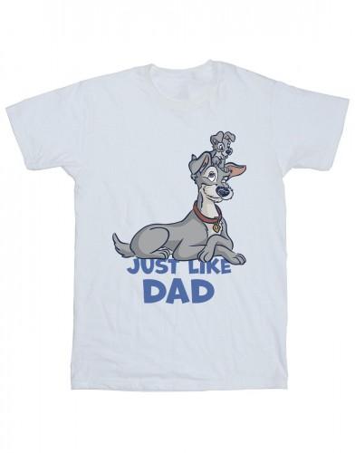 Disney Girls Lady en de vagebond net als papa katoenen T-shirt