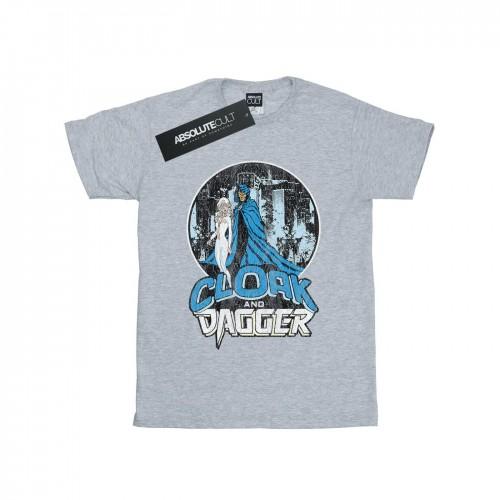 Marvel meisjes mantel en dolk retro katoenen T-shirt