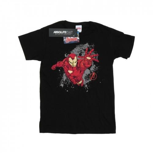 Marvel Girls Avengers Iron Man Splash katoenen T-shirt