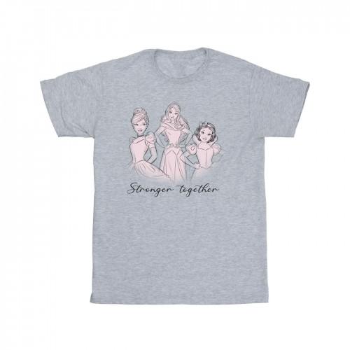 Disney meisjes prinsessen sterker samen katoenen T-shirt