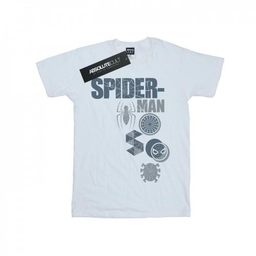 Marvel Katoenen T-shirt met  Spider-Man-badges voor meisjes