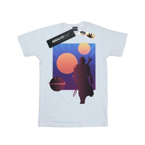 Star Wars Girls The Mandalorian Duo Sunset katoenen T-shirt