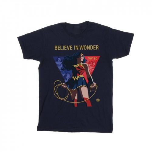 DC Comics Girls Wonder Woman 80e verjaardag Believe In Wonder Pose katoenen T-shirt