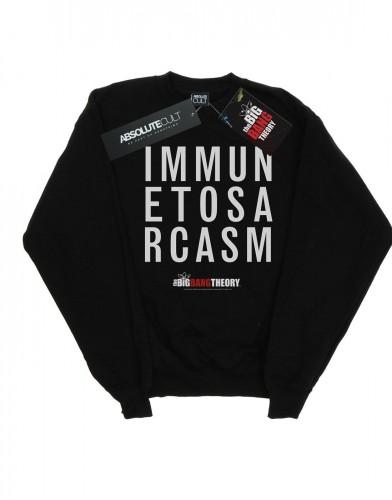 The Big Bang Theory Heren immuun voor sarcasme katoenen sweatshirt