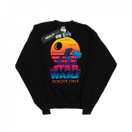 Star Wars Rogue One Logo zonsondergang-sweatshirt voor heren