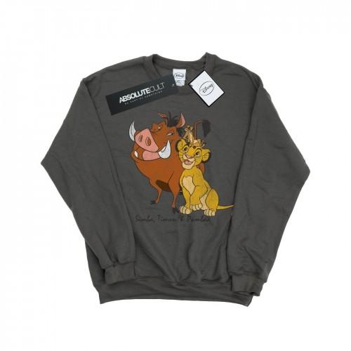 Disney Klassiek herensweatshirt van Simba, Timon en Pumbaa