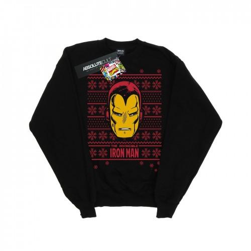 Marvel Iron Man Face Fair Isle-sweatshirt voor heren