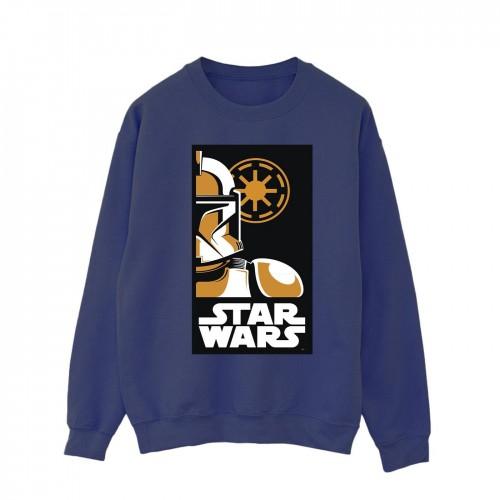 Star Wars Heren Stormtrooper Art Poster Sweatshirt