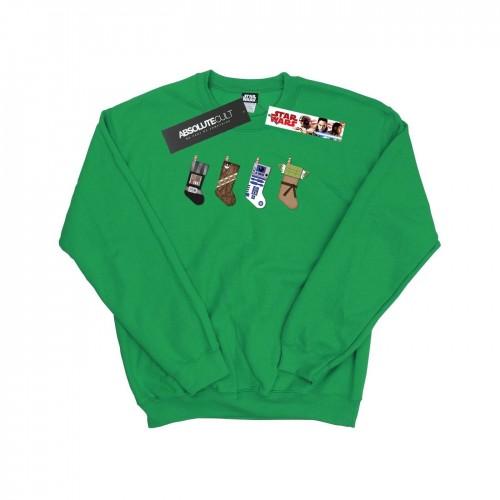 Star Wars Mens Christmas Stockings Sweatshirt