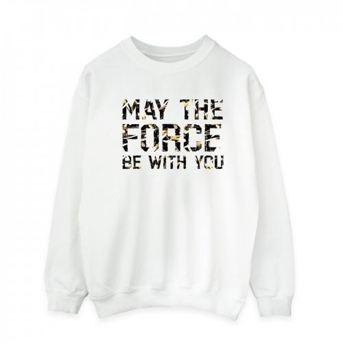 Star Wars Mens May The Force Infill Sweatshirt