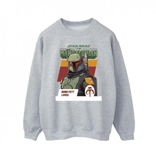 Star Wars Heren The Mandalorian Boba Fett Lives Sweatshirt