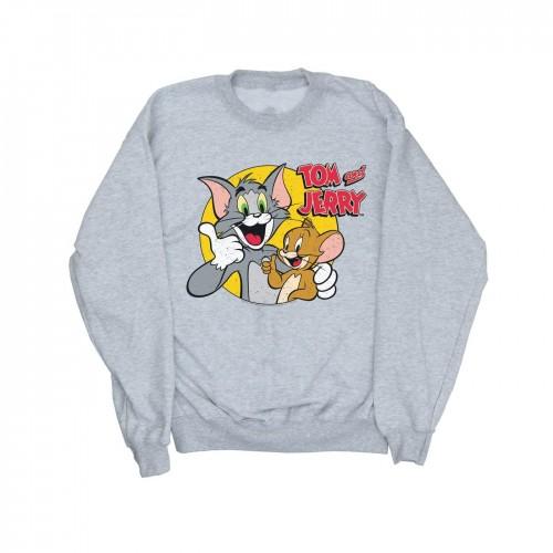 Tom And Jerry Mens Thumbs Up Sweatshirt