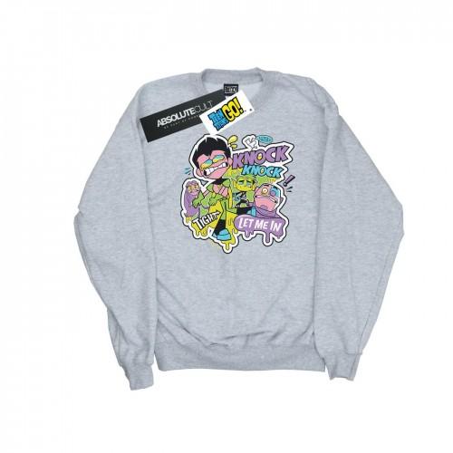 DC Comics Heren Teen Titans Go Knock Knock Sweatshirt