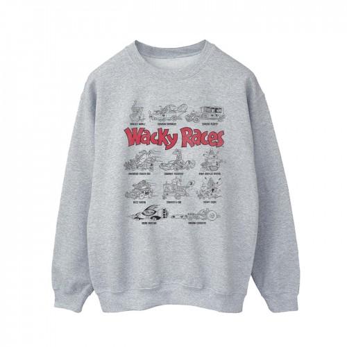 Wacky Races Heren Car Lineup Sweatshirt