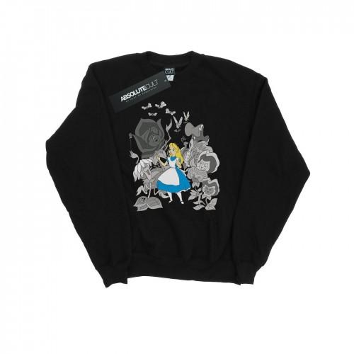 Disney Heren Alice In Wonderland Bloemen Sweatshirt