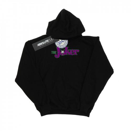 DC Comics Heren hoodie met het Joker-tekstlogo