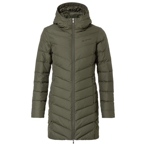 Vaude  Women's Annecy Down Coat - Lange jas, olijfgroen