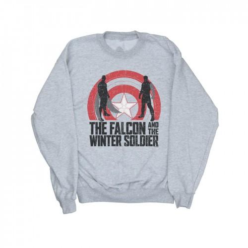 Marvel Girls The Falcon en de Winter Soldier Shield Silhouetten Sweatshirt