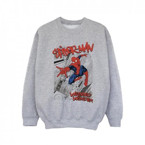 Marvel Spider-Man Sketch City-sweatshirt voor meisjes