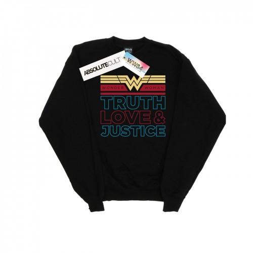 DC Comics Girls Wonder Woman 84 Truth Love and Justice Sweatshirt