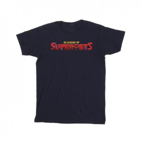 DC Comics Jongens  DC League Of Super-Pets Movie Logo T-shirt