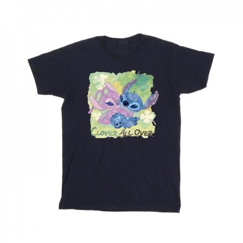 Disney Lilo en Stitch St. Patrick's Day Clover T-shirt voor jongens