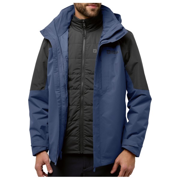 Jack Wolfskin  Romberg 3In1 Jacket - 3-in-1-jas, blauw