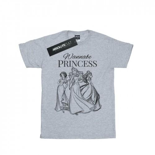 Disney Princess Disney Prinses Jongens Wannabe Prinses T-shirt