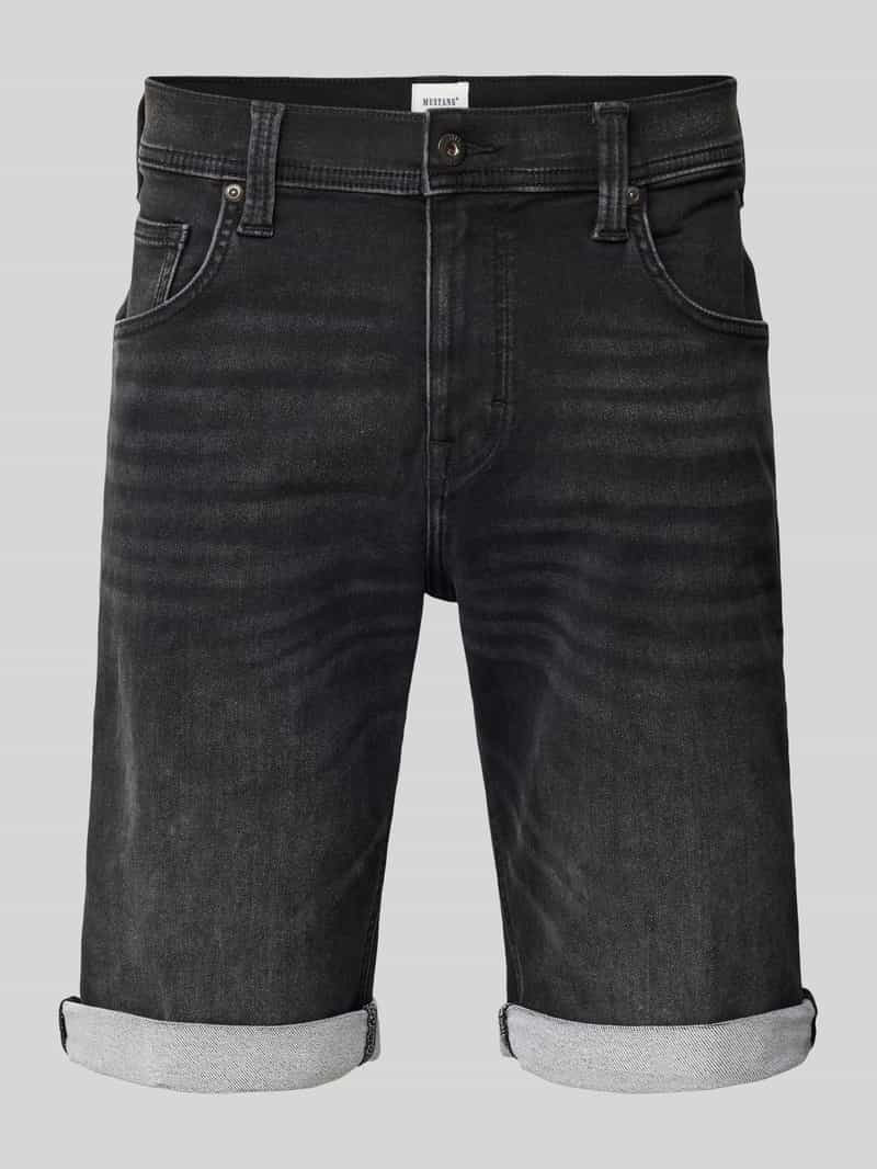 Mustang Straight leg korte jeans in 5-pocketmodel, model 'Chicago'